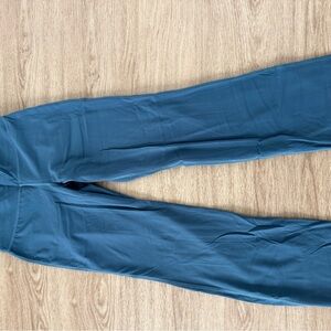 Aritzia Teal Straight Leg Pants